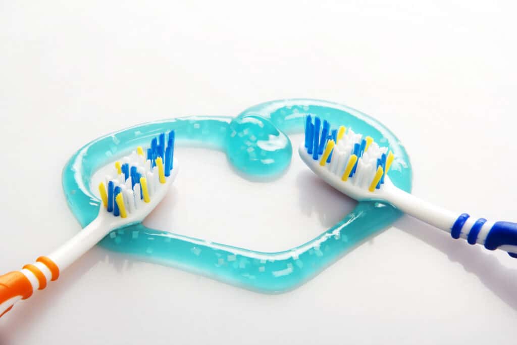 Heart Shaped Toothpaste