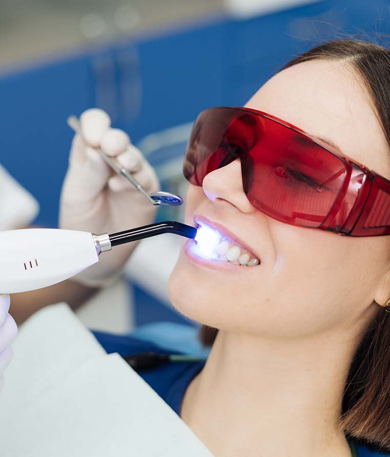 Dental laser used for gum disease treatment at Ethos in Temecula
